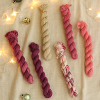 2025 Hand Dyed Christmas Collection | Mini Skein Set of 6