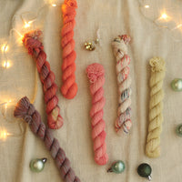 2025 Hand Dyed Christmas Collection | Mini Skein Set of 6