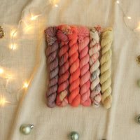 2025 Hand Dyed Christmas Collection | Mini Skein Set of 6