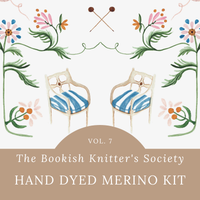 Bookish Knitter's Society Vol. 7 | Hand Dyed Merino Kit