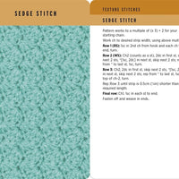 Crochet Stitches: Learn to Crochet Texture in 52 Cards