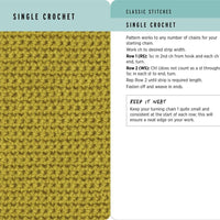 Crochet Stitches: Learn to Crochet Texture in 52 Cards