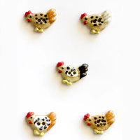 Medium Brown Chicken Buttons