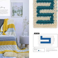 Mix and Match Modern Crochet Blankets: 100 Patterned and Textured Stripes for 1000s of Unique Throws