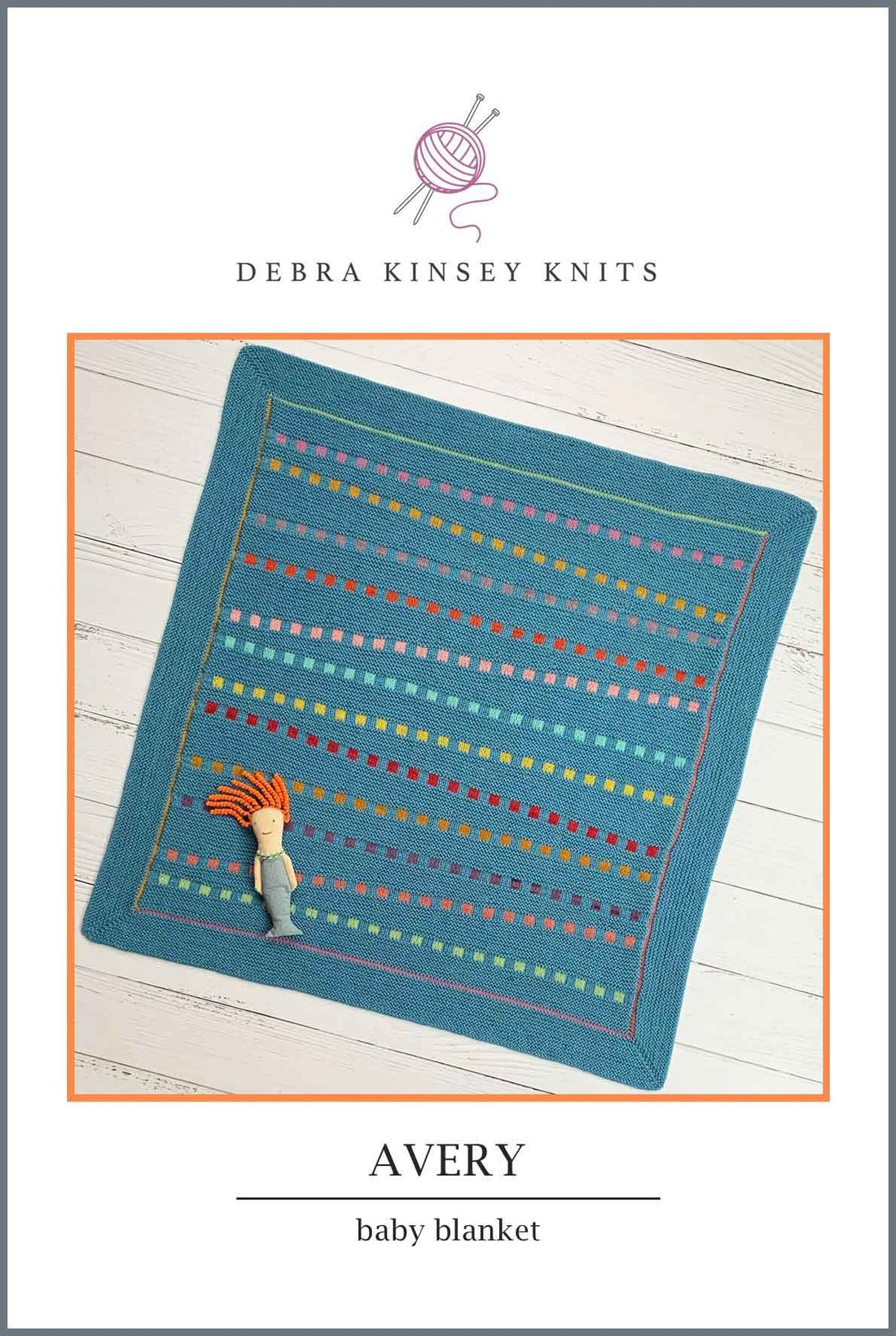 Avery Baby Blanket by Debra Kinsey | Printed Pattern