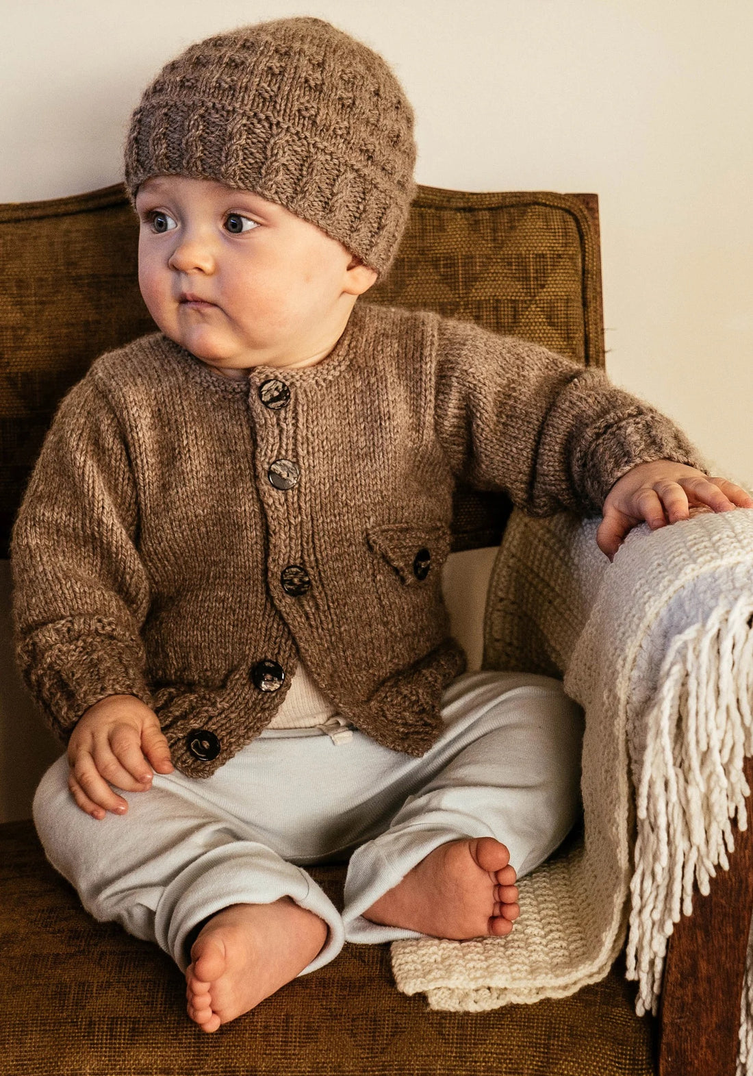 Boston Cardi and Beanie by Lisa F Design | Printed Pattern