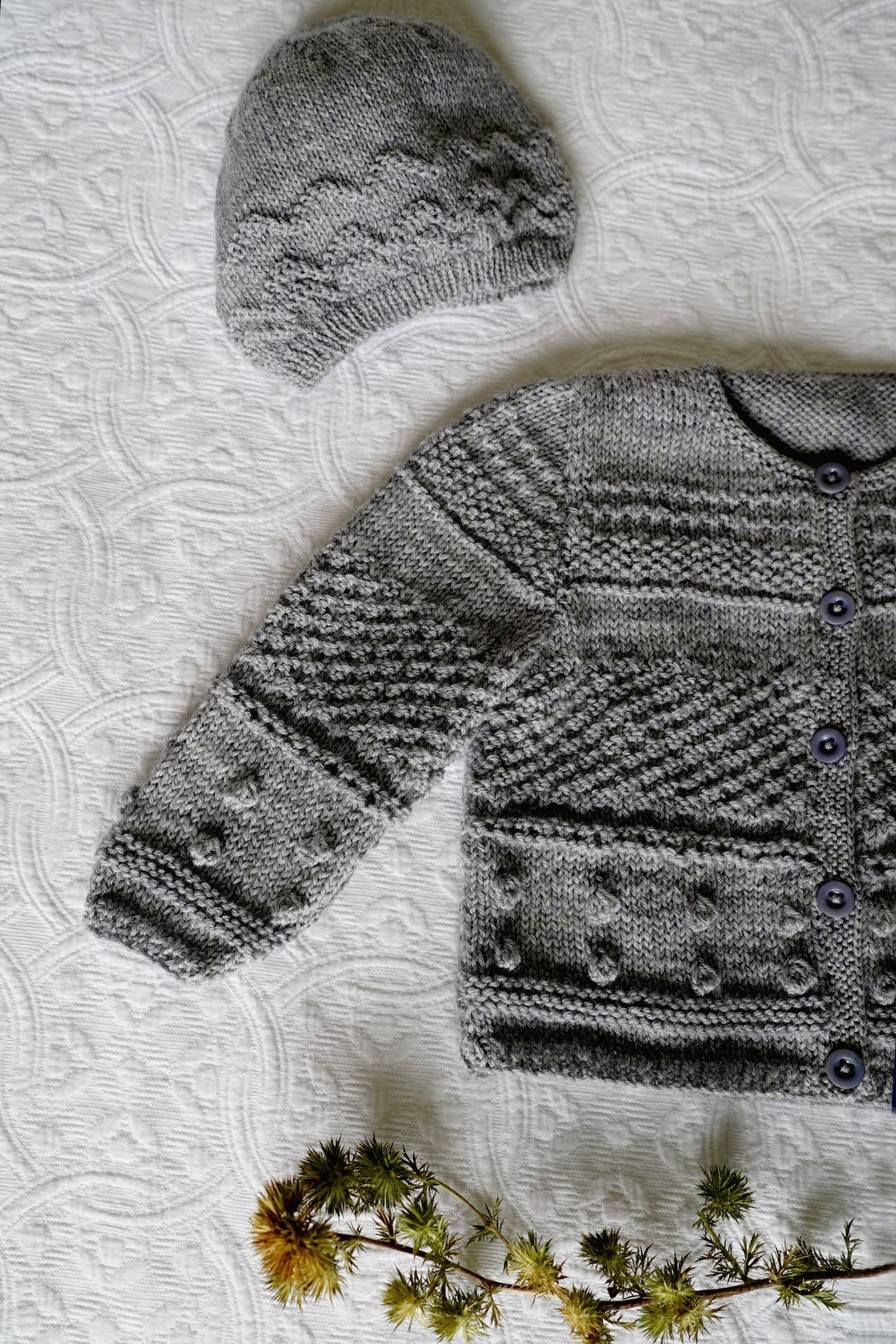 Frankie Cardigan and Hat by Lisa F Design | Printed Pattern