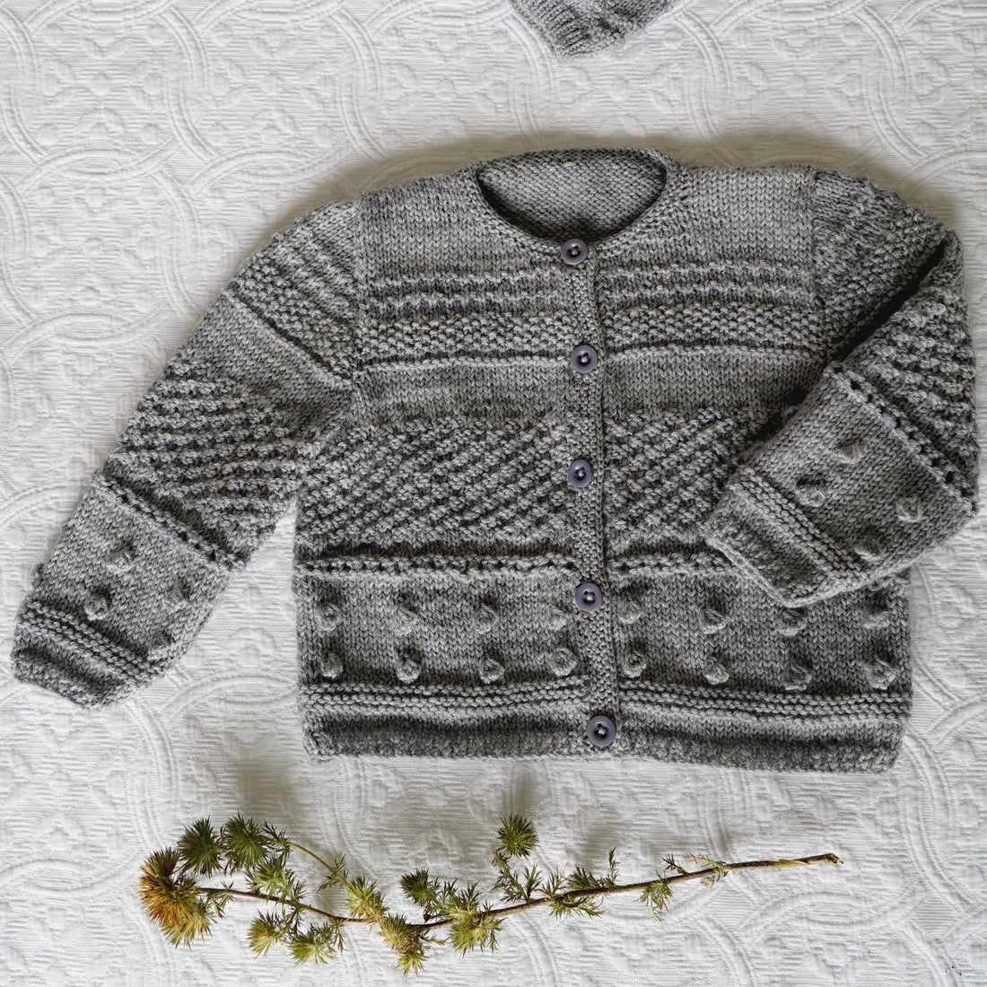 Frankie Cardigan and Hat by Lisa F Design | Printed Pattern