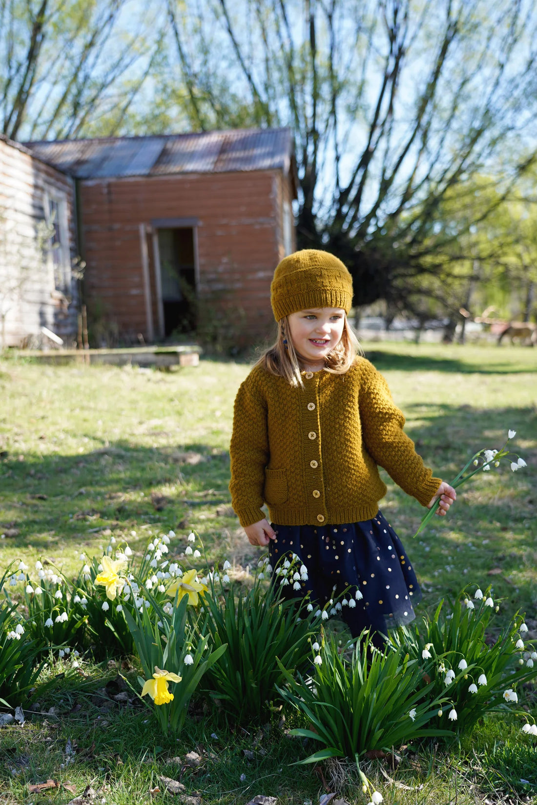 Rowan Cardigan and Hat by Lisa F Design | Kids 1-10 years Printed Pattern