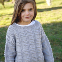 Silver Sweater by Lisa F Design | Kids 1-10 years Printed Pattern