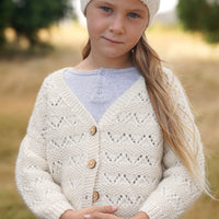 Kelsey Cardi and Hat by Lisa F Design | Kids 1-10 years Printed Pattern