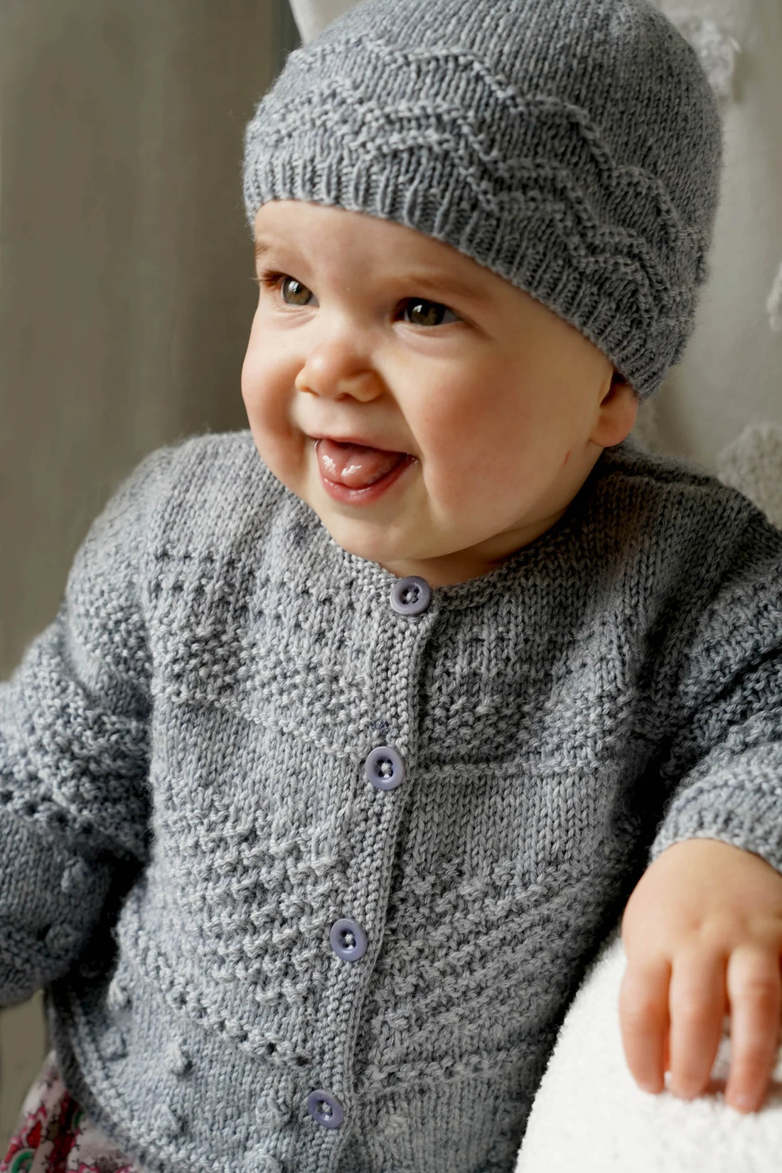 Frankie Cardigan and Hat by Lisa F Design | Printed Pattern