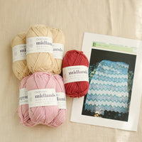 Zig Zag Baby Blanket Knitting Kit