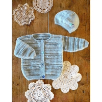 Carmel Cardi and Hat by Lisa F Design | Printed Pattern