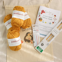 Learn to Knit Kit | Beginner's Infinity Scarf