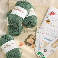 Learn to Knit Kit | Beginner's Infinity Scarf