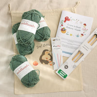 Learn to Knit Kit | Beginner's Infinity Scarf