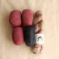 Belle Shawl by Libby Jonson | Luxe Knitting Kit