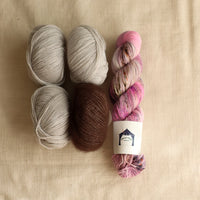Belle Shawl by Libby Jonson | Luxe Knitting Kit