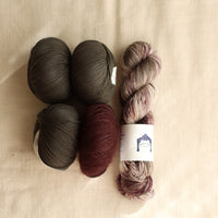 Belle Shawl by Libby Jonson | Luxe Knitting Kit