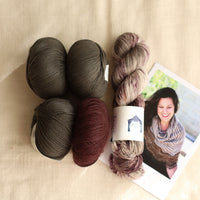 Belle Shawl by Libby Jonson | Luxe Knitting Kit
