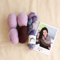 Belle Shawl by Libby Jonson | Luxe Knitting Kit