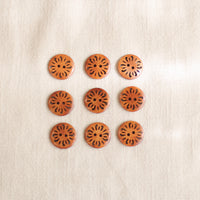 Carved Wooden Buttons