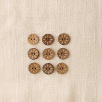 Coconut Buttons | Small 18mm