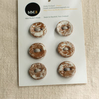 Handmade Ceramic Buttons | Medium