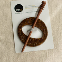 Handmade Ceramic Shawl Pin