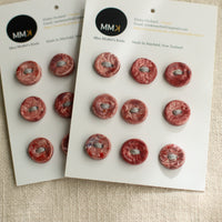 Handmade Ceramic Buttons | Round