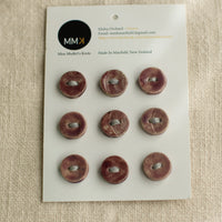 Handmade Ceramic Buttons | Round
