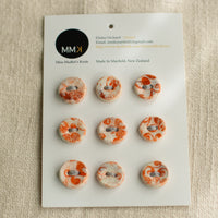 Handmade Ceramic Buttons | Round