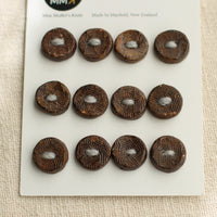 Handmade Ceramic Buttons | Sheet of 12