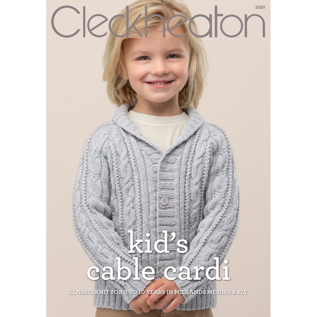 Cleckheaton Kids Cable Cardi 1020
