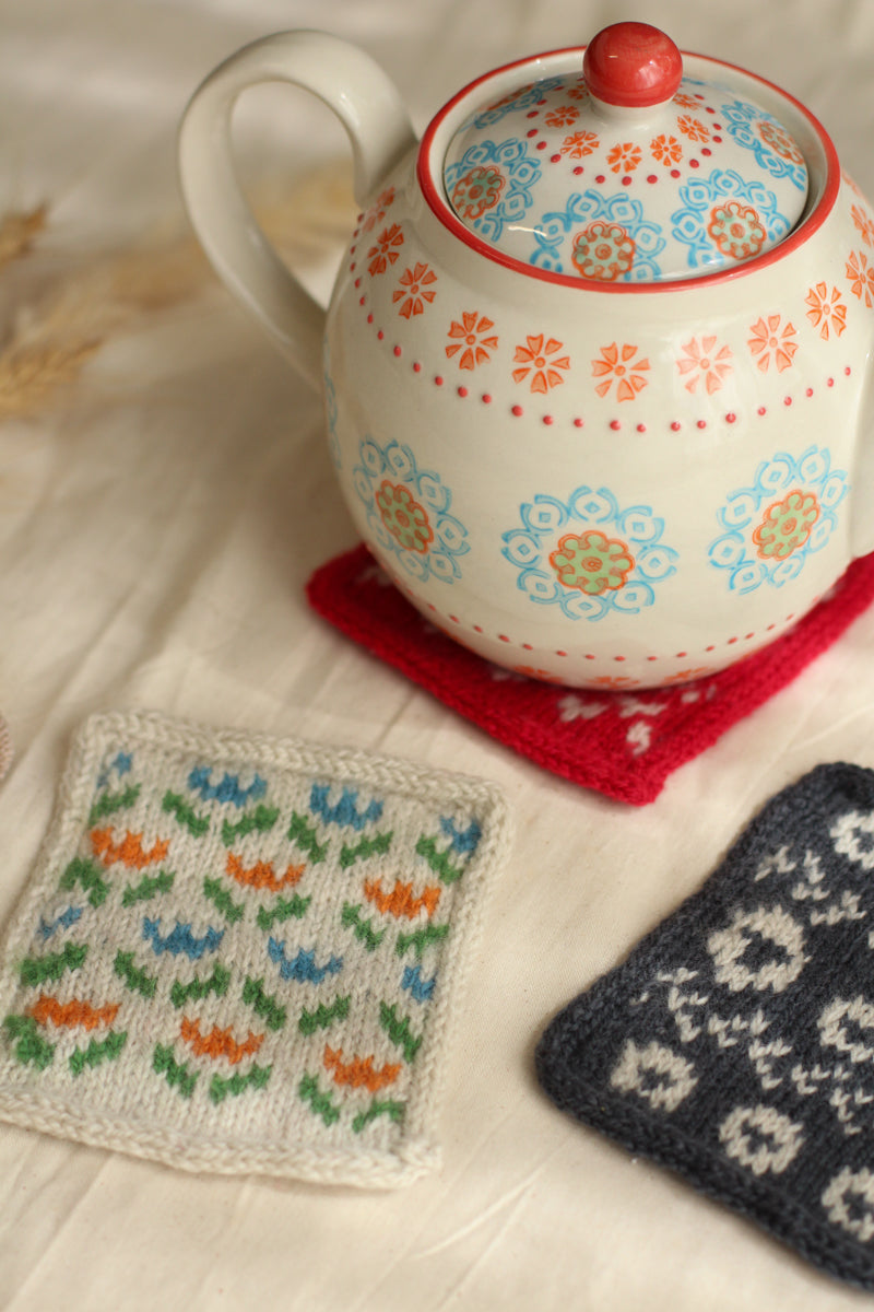 Colourwork Coasters | PDF Knitting Pattern