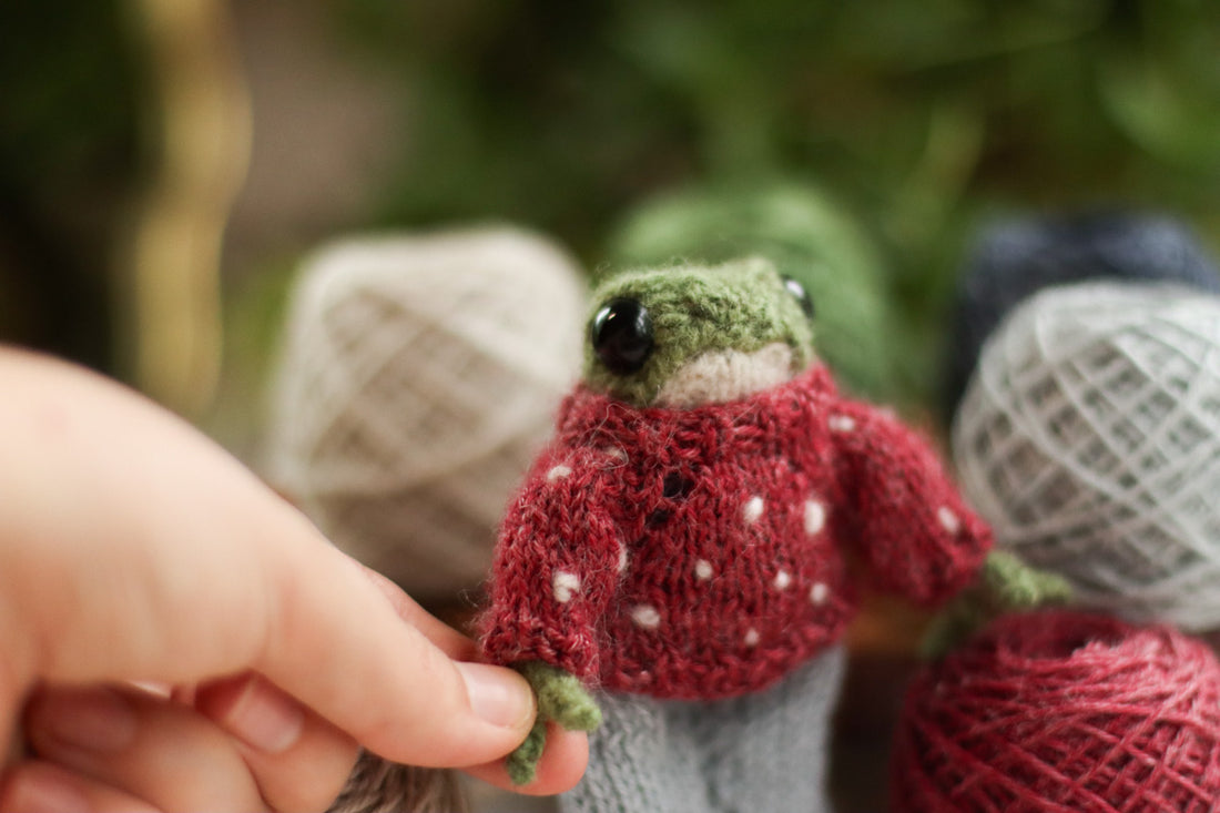 Frog Knitting Kit