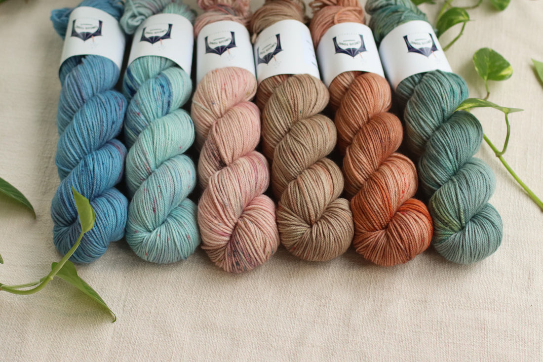 Forest Romance Collection | Hand Dyed 8ply/DK Merino 115g