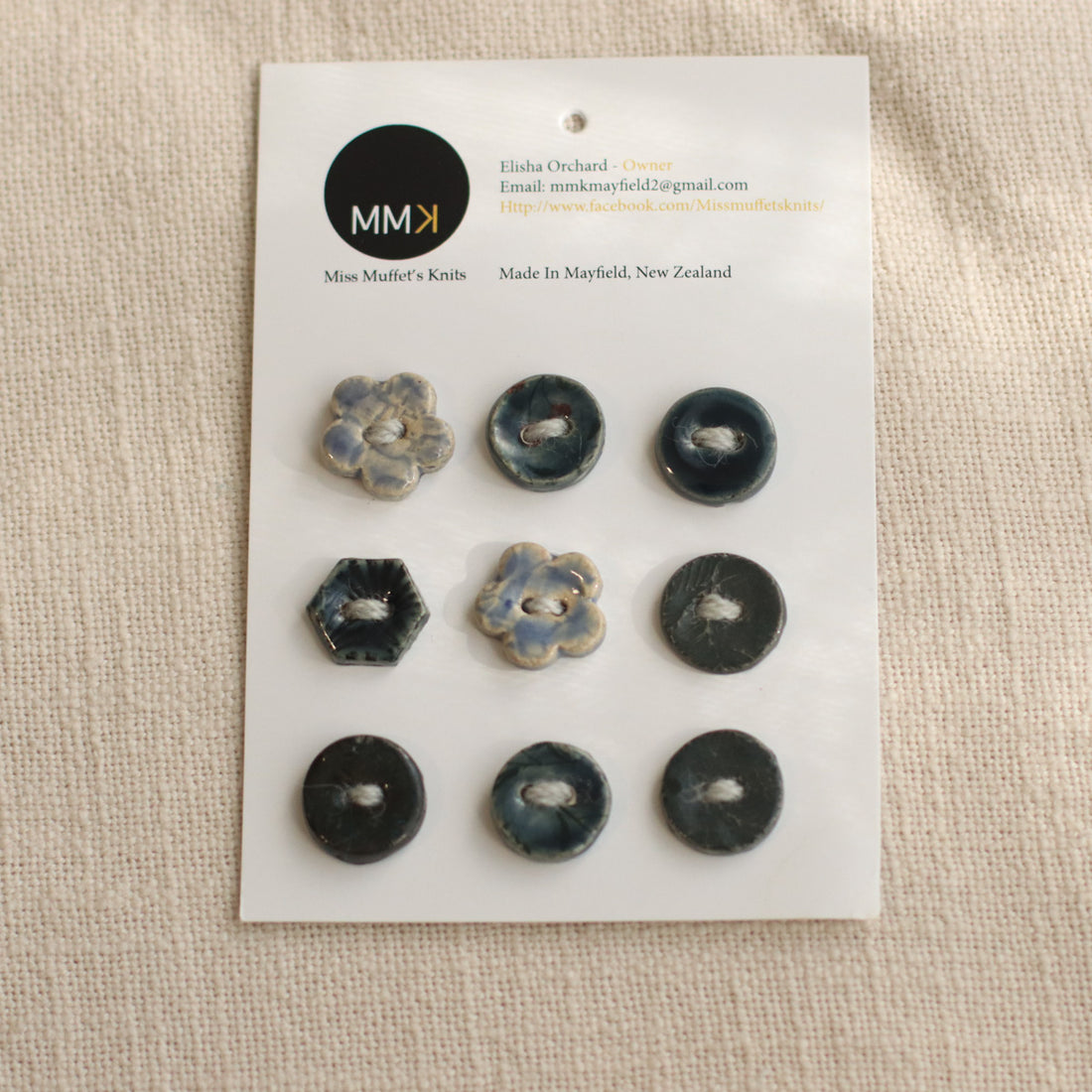 Handmade Ceramic Buttons | Mini Mix Sheets