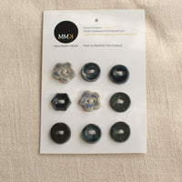 Handmade Ceramic Buttons | Mini Mix Sheets