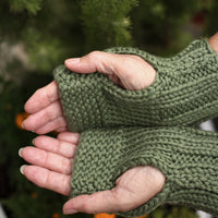 Beginner's Hand Warmers Knitting Kit | Learn to Knit Project