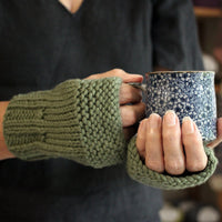 Beginner's Hand Warmers | PDF Knitting Pattern