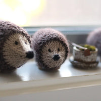 Little Oddment Hedgehog Knitting Kit | Organic