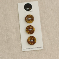 Handmade Ceramic Buttons | Medium Set of 3
