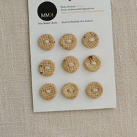 Handmade Ceramic Buttons | Round