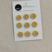 Handmade Ceramic Buttons | Round