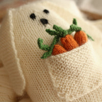 Pocket Full O' Carrots Rabbit | PDF Knitting Pattern