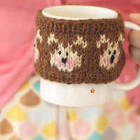 Marshmallow Bunny Mug Cosy | Complete Knitting Kit