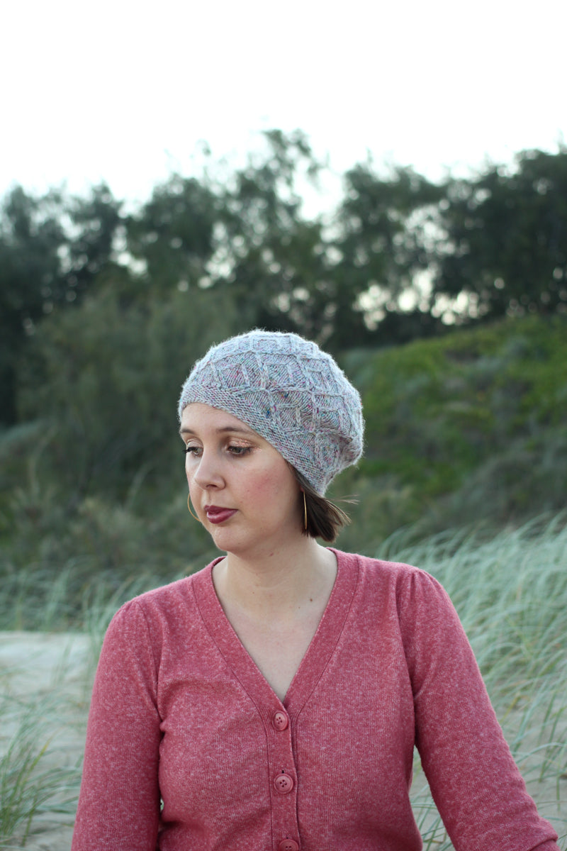 Twists of Fae Beret | PDF Knitting Pattern