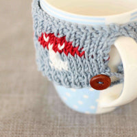 Magical Mushrooms Mug Cosy | PDF Knitting Pattern